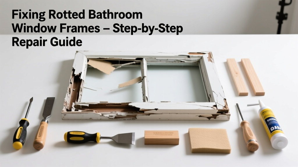 Fixing Rotted Bathroom Window Frames: A Step-by-Step Repair Guide