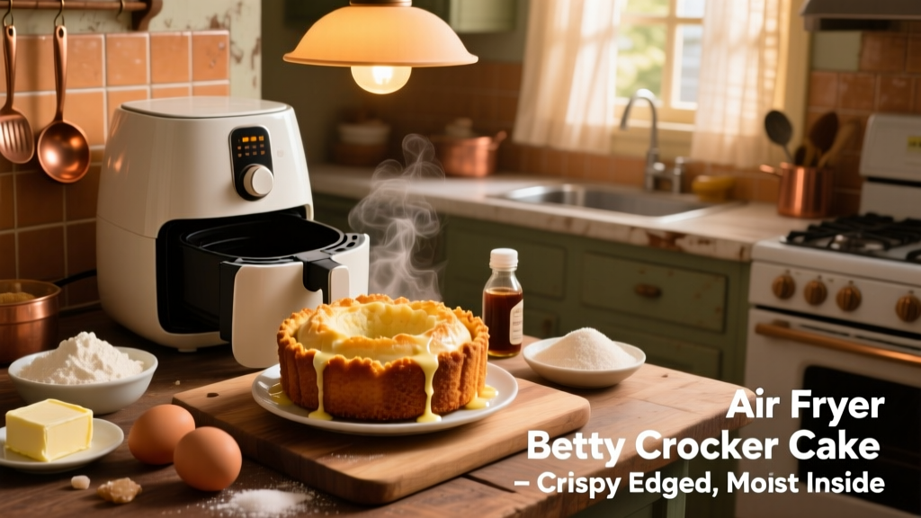 Air Fryer Betty Crocker Cake: Crispy-Edged & Moist!