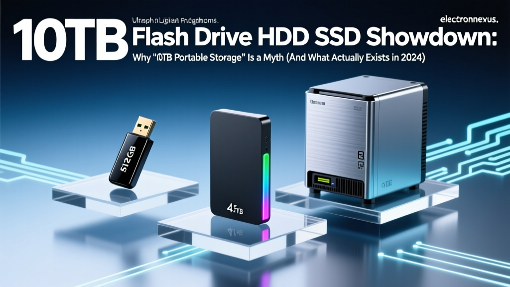 10TB Flash Drive HDD SSD Showdown: Why '10TB Portable Storage' Is a Myth (And What Actually Exists in 2024)