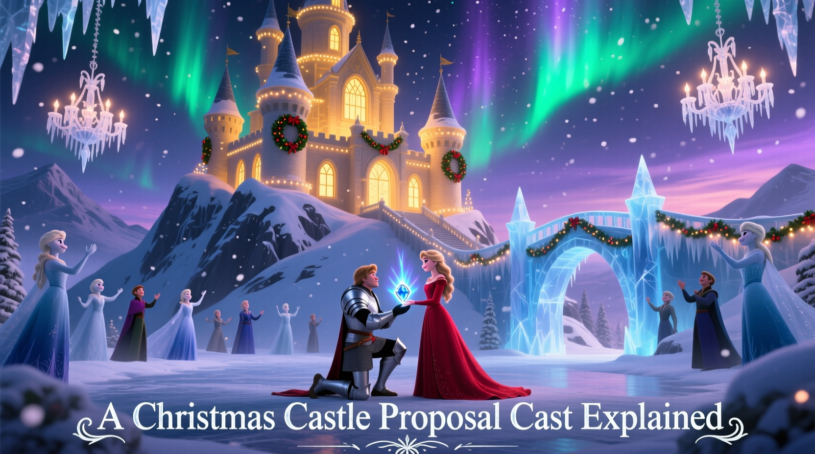 a christmas castle proposal cast