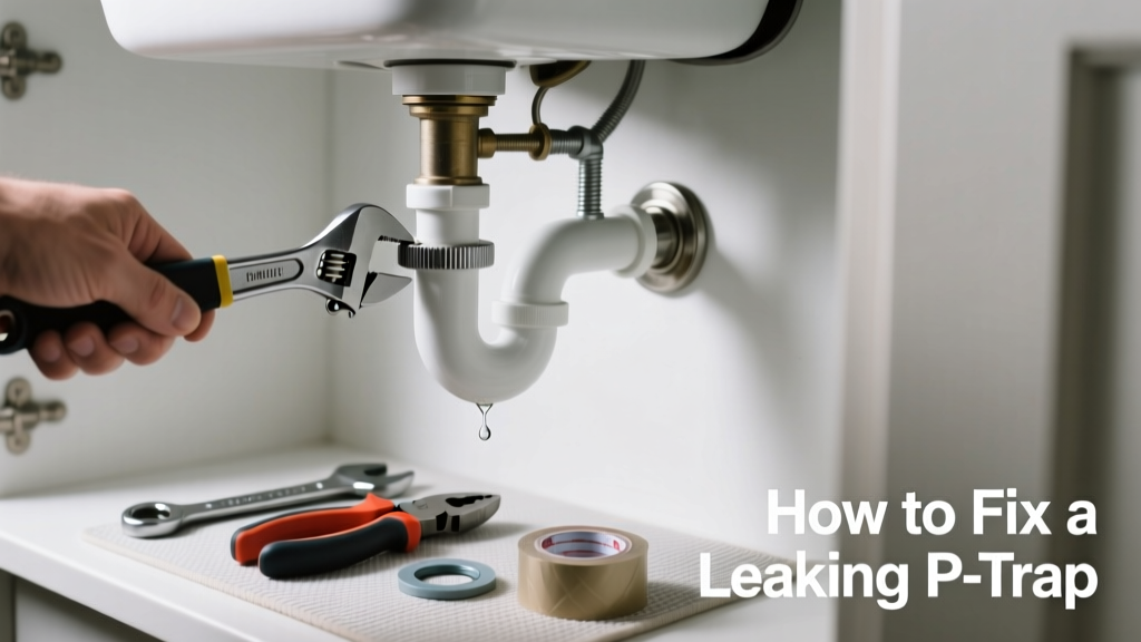 How to Fix a Leaking P-Trap Under Your Sink