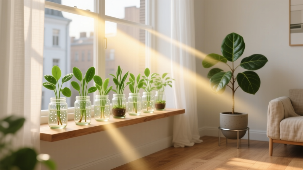 Simulate Sunlight Indoors for Plants from Cuttings
