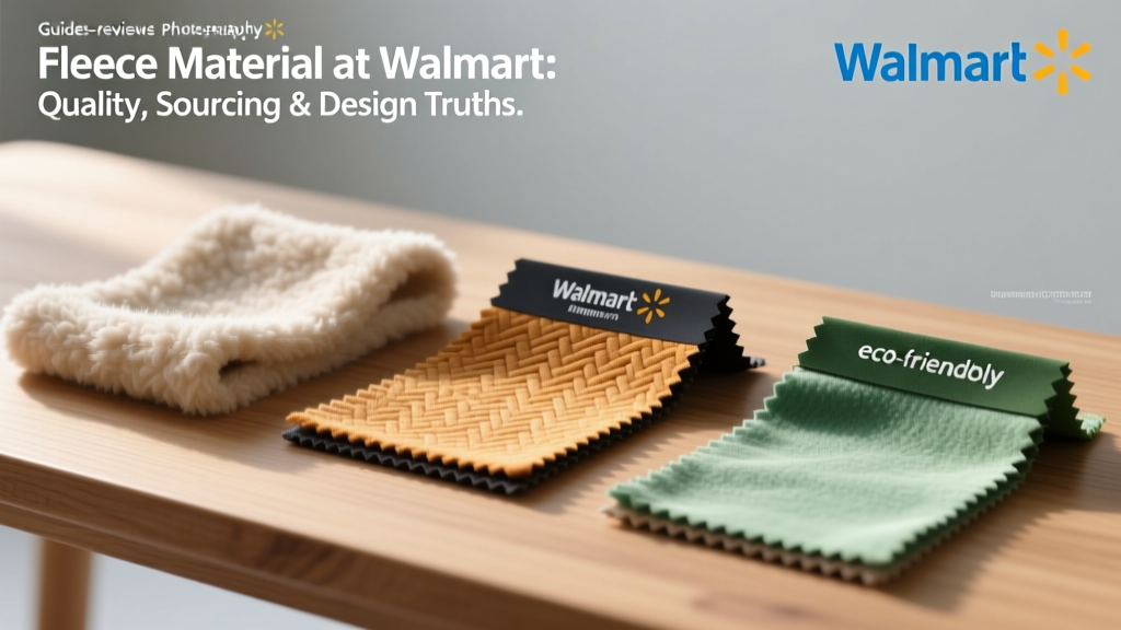 Fleece Material at Walmart: Quality, Sourcing & Design Truths