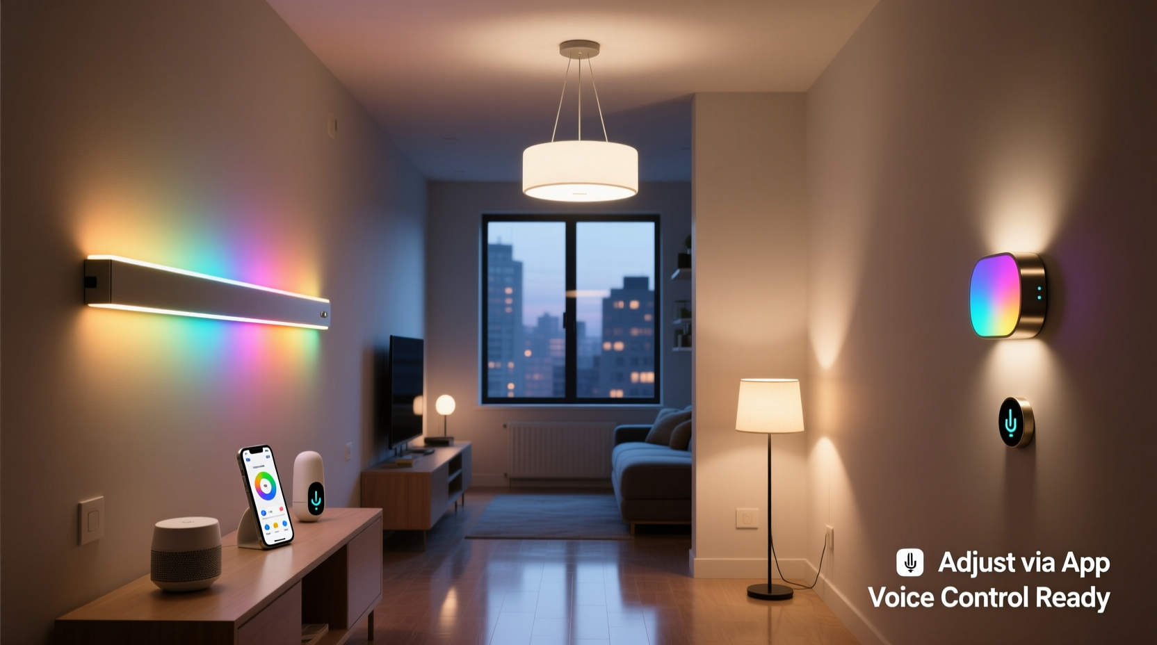 best smart lights for creating mood lighting in small apartments