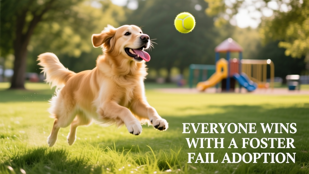 A joyful dog mid-leap, tongue out, chasing a tennis ball in a grassy park