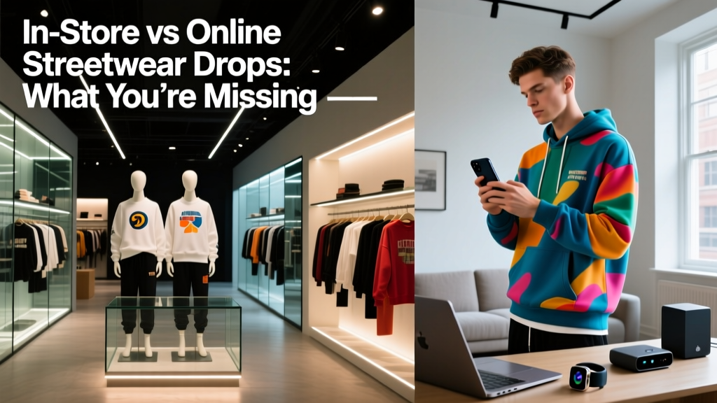 In-Store vs Online Streetwear Drops: What You’re Missing