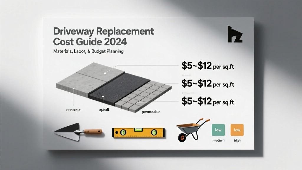 Driveway Replacement Cost: Price Guide (2024)