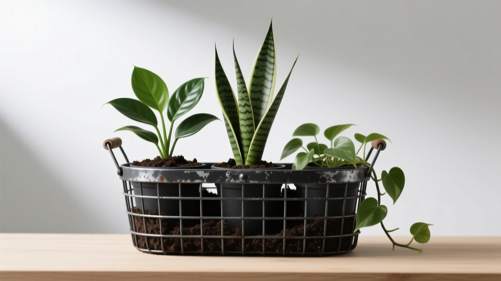 Metal Basket Indoor Planter: Low-Light, No-Drill (2026)