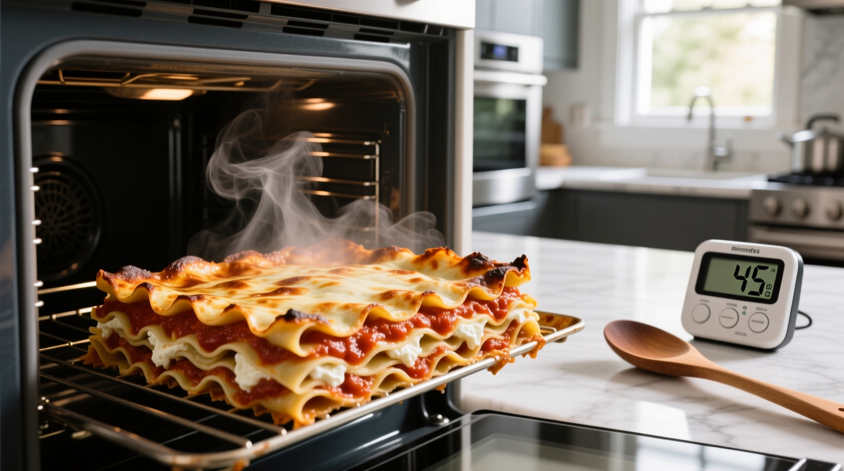 how long does it take for a lasagna to cook