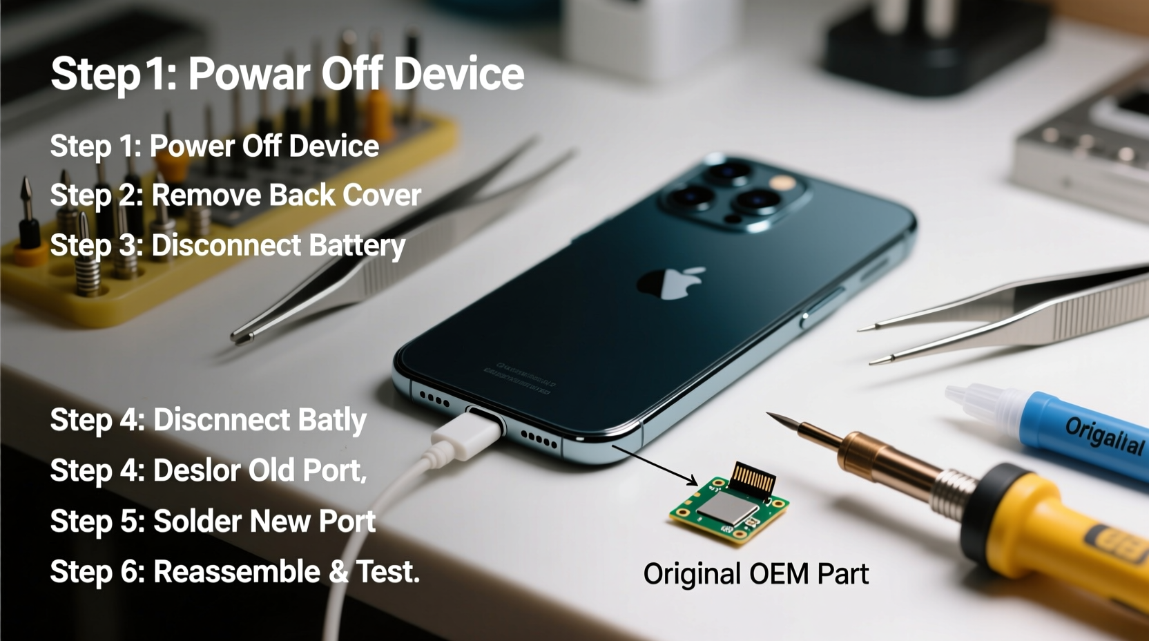 how to fix a loose charging port on a phone at home