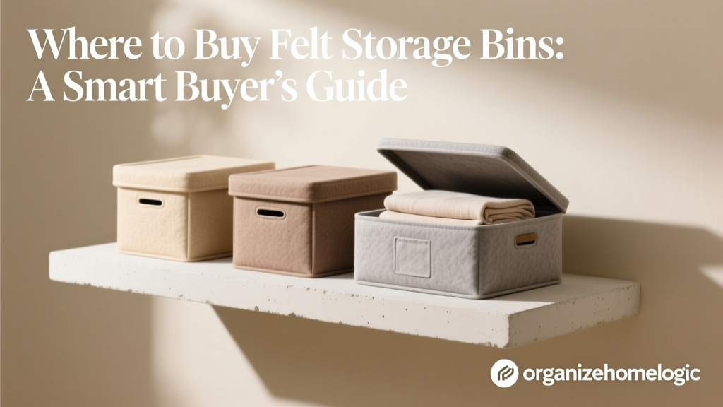 Where to Buy Felt Storage Bins: A Smart Buyer’s Guide