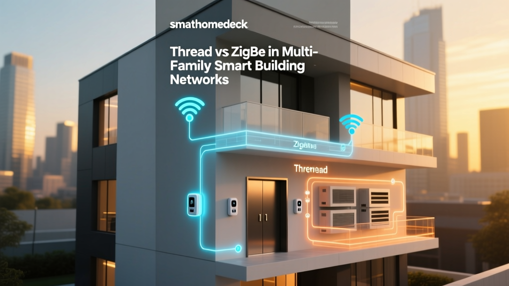 Thread vs Zigbee in Multi-Family Smart Building Networks