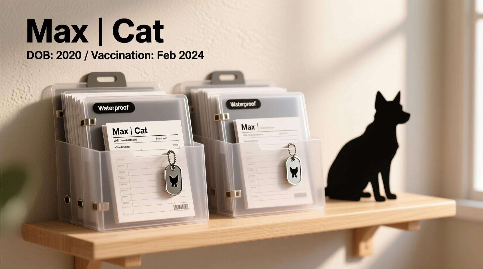 closet organization tips for pet records