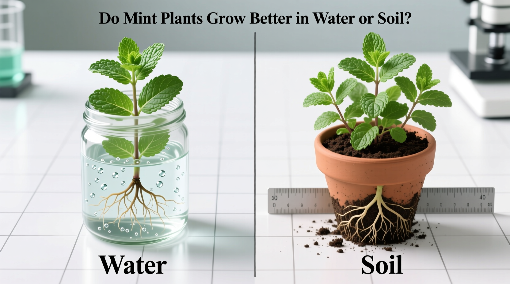 Mint in Water vs Soil: 5 Key Differences | TheHomeSprouts