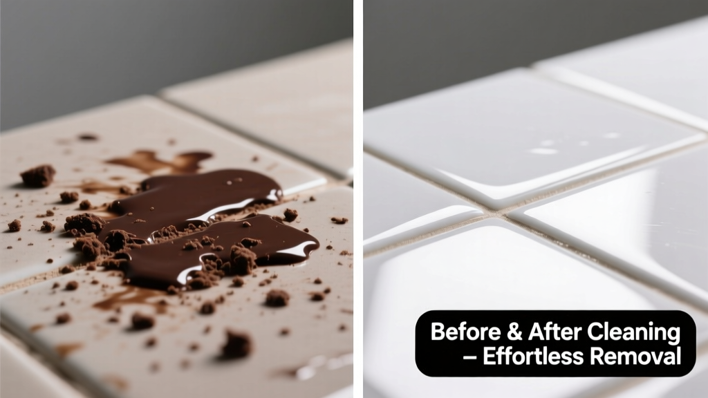 How to Remove Chocolate from Ceramic Dishes & Tiles