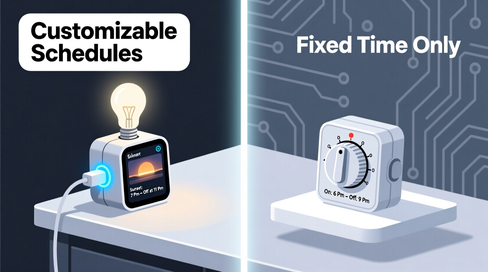 Programmable Smart Plug Vs Basic Timer For Automated Light Schedules