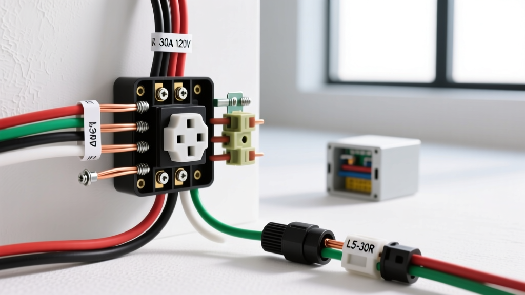 How to Wire a 30A 120V Receptacle: NEMA TT-30R and L5-30R Installation Guide