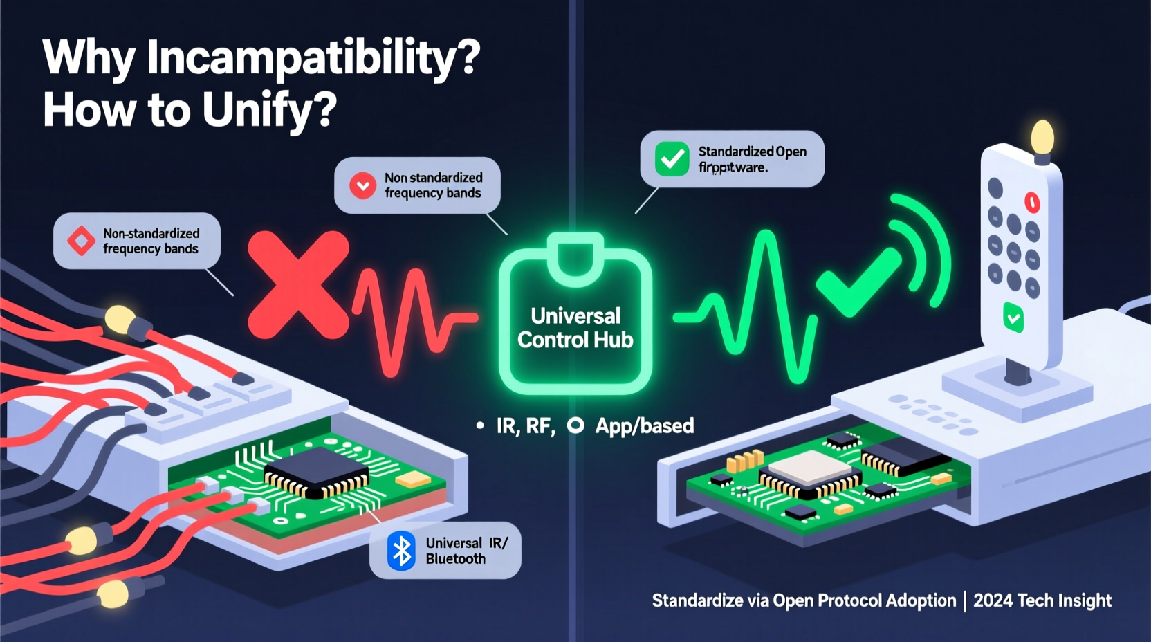 why are some christmas light remotes incompatible and how to standardize controls