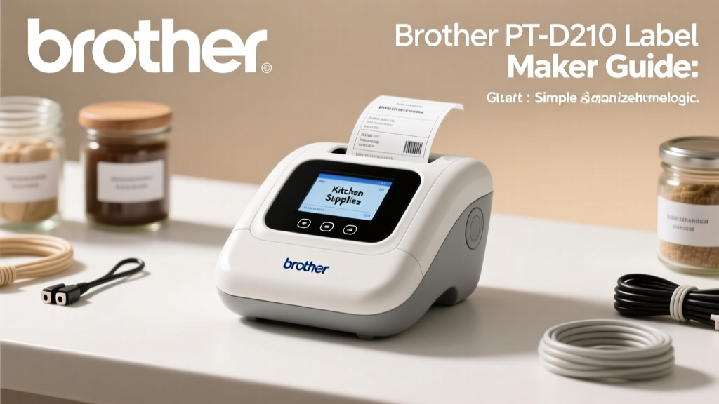 Brother PT-D210 Label Maker Guide: Simple & Smart