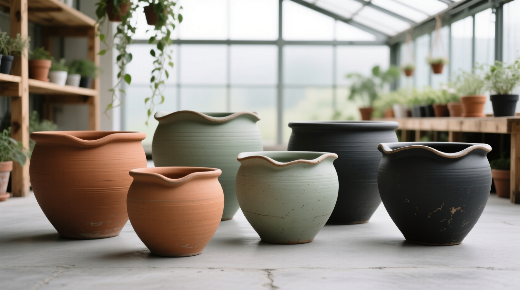 large flower pots wholesale