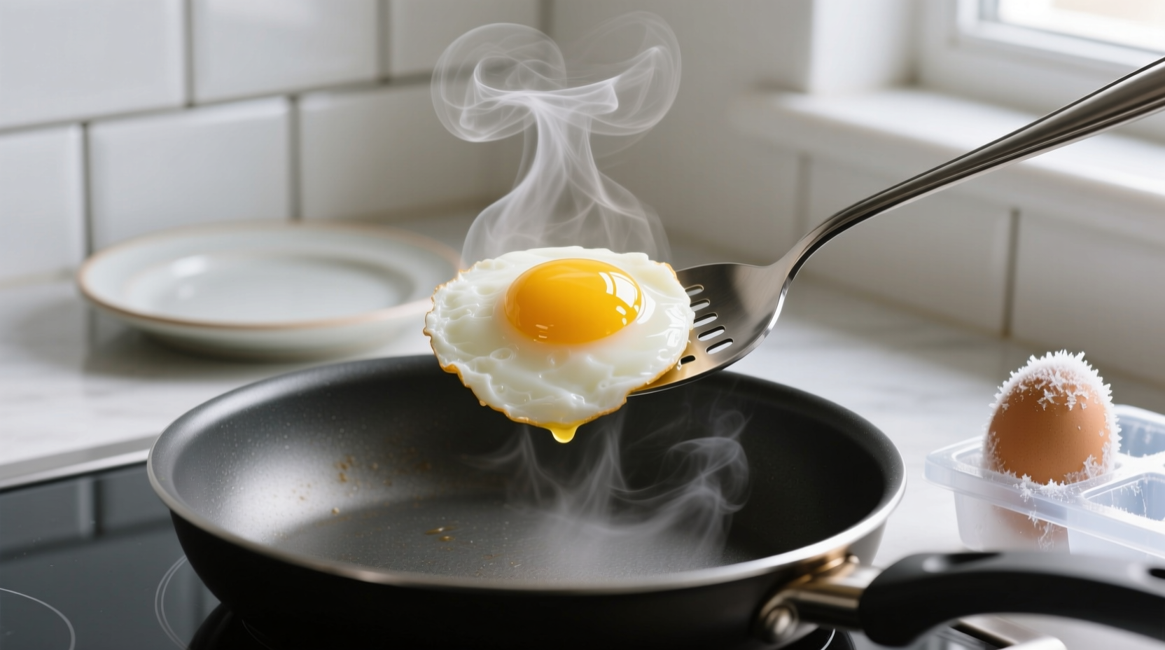 make better poached eggs by freezing them first