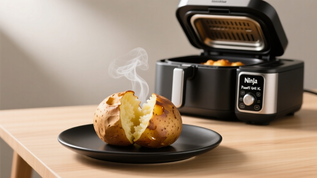 Perfect Baked Potatoes in Ninja Foodi Grill XL