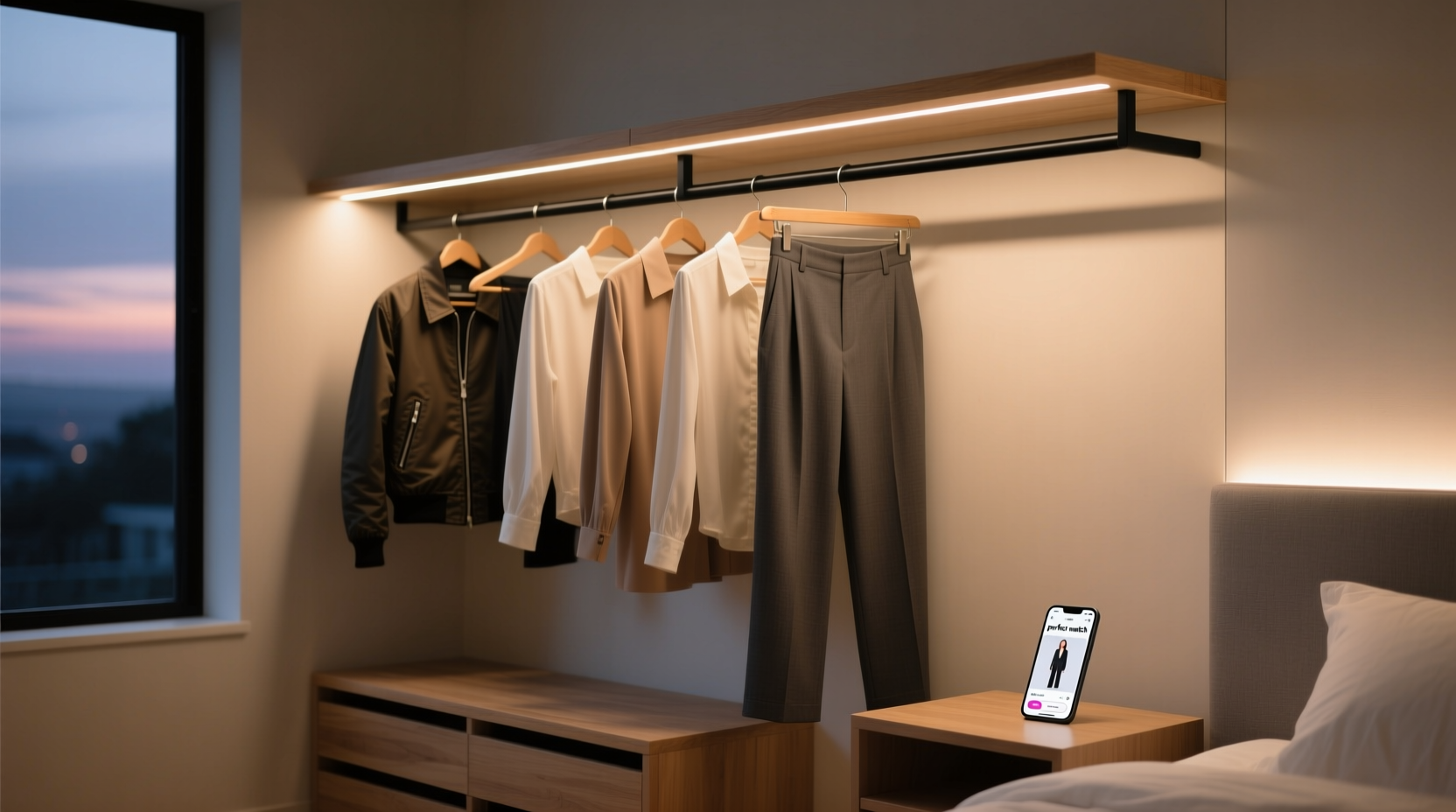 closet light strip worth it for evening outfit selection