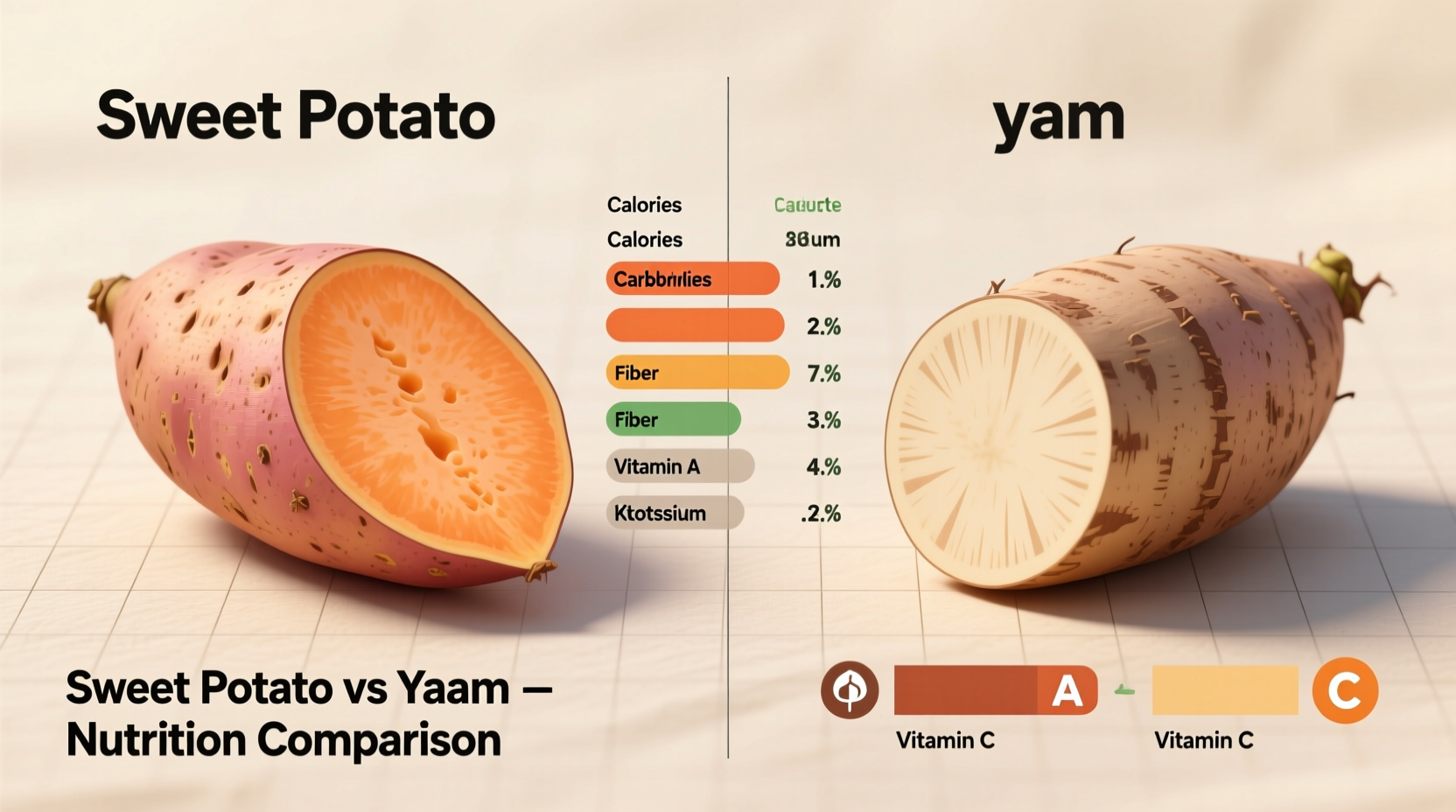 Sweet Potato vs Yam Nutrition: Clear Differences Revealed