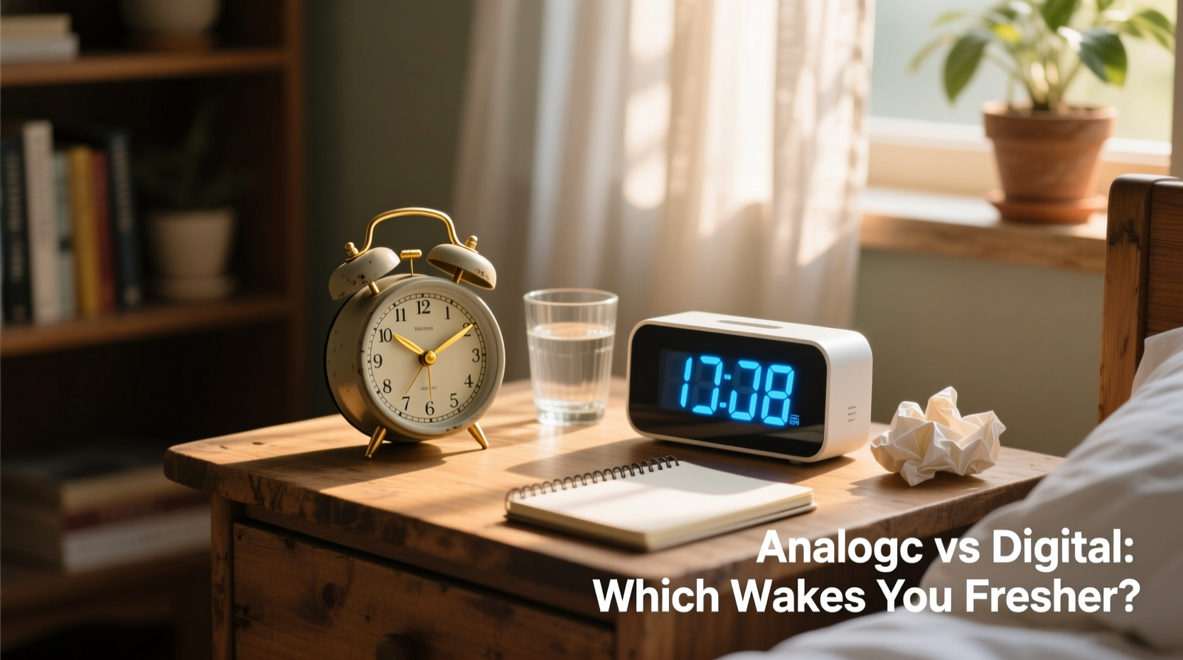 analog vs digital alarm clocks which helps you wake up feeling fresher