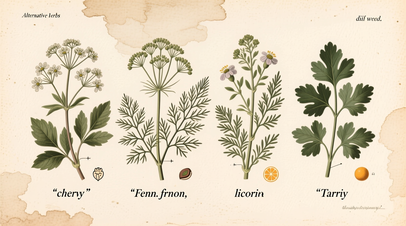 alternative herbs to use instead of dill weed