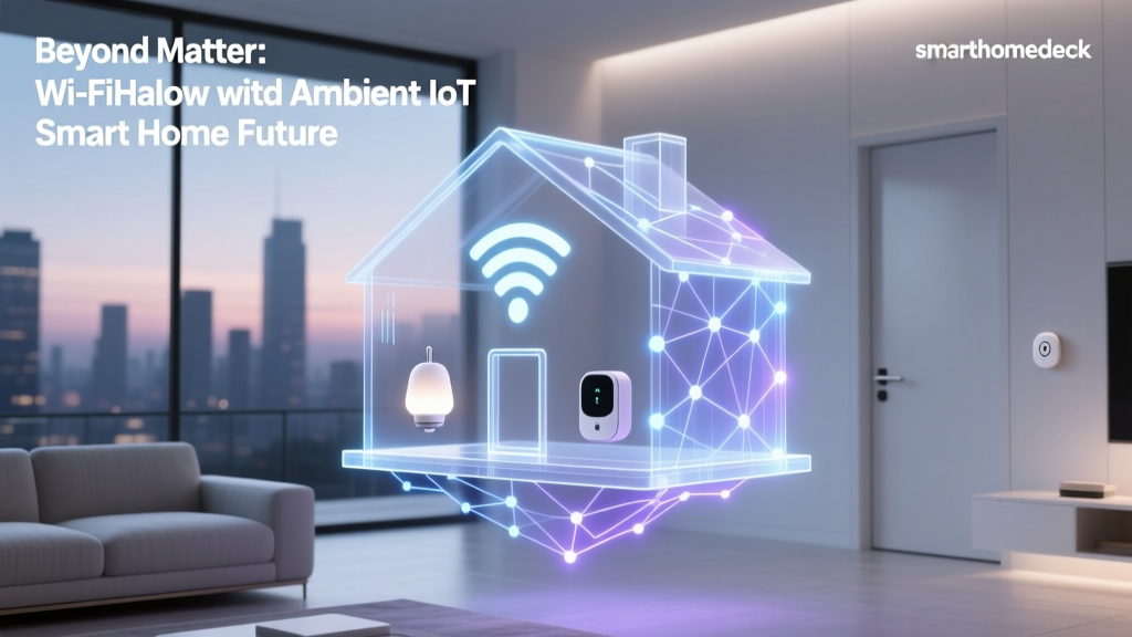 Beyond Matter: Wi-Fi HaLow and Ambient IoT Smart Home Future