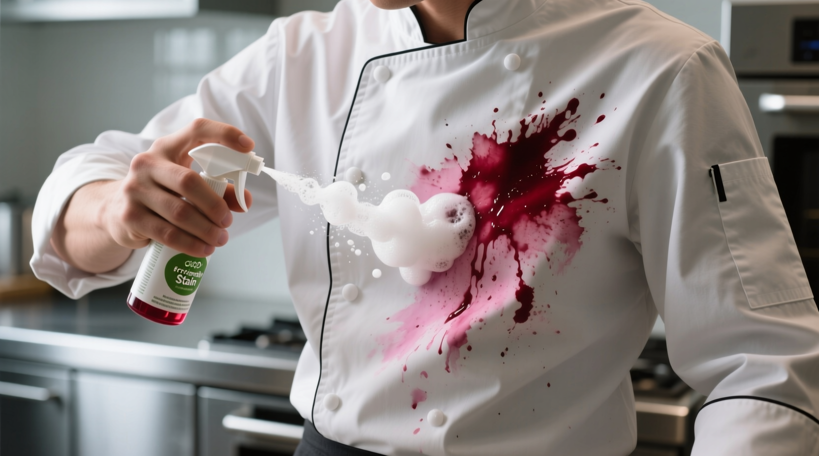 beet juice stain removal for chef whites