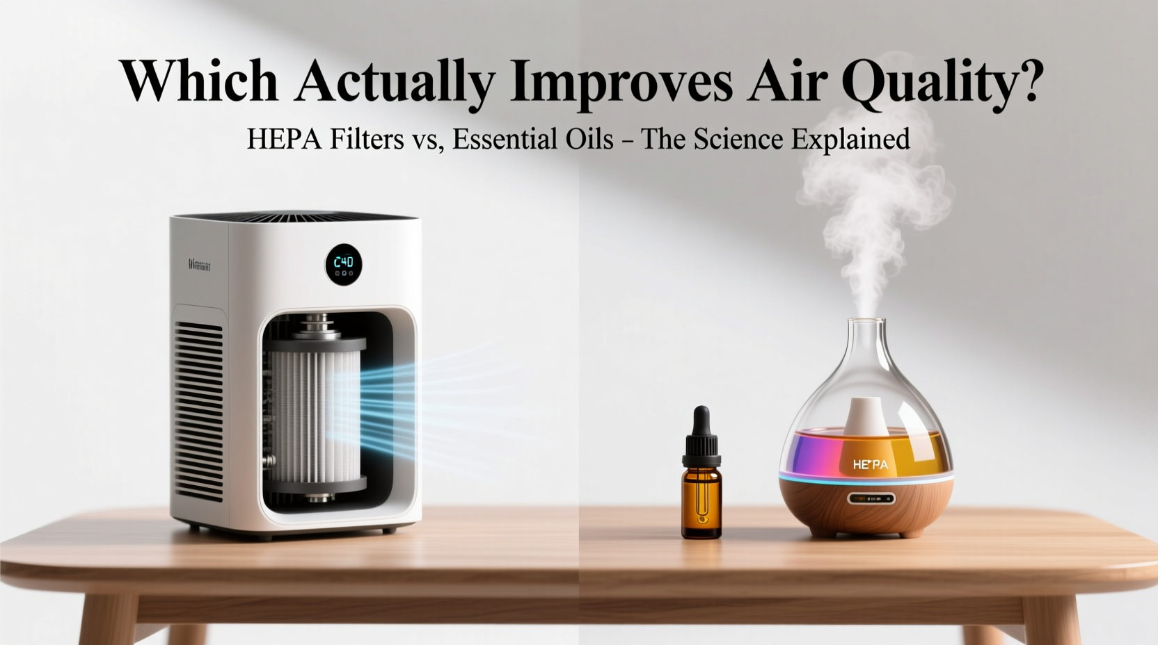 air purifier vs essential oil diffuser which actually improves air quality