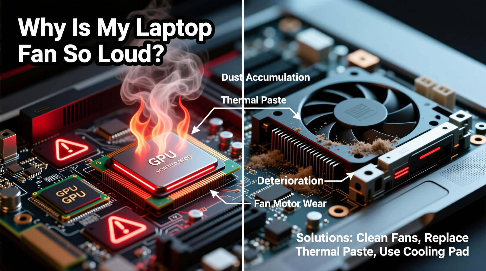 why is my laptop fan so loud suddenly and what to do about it