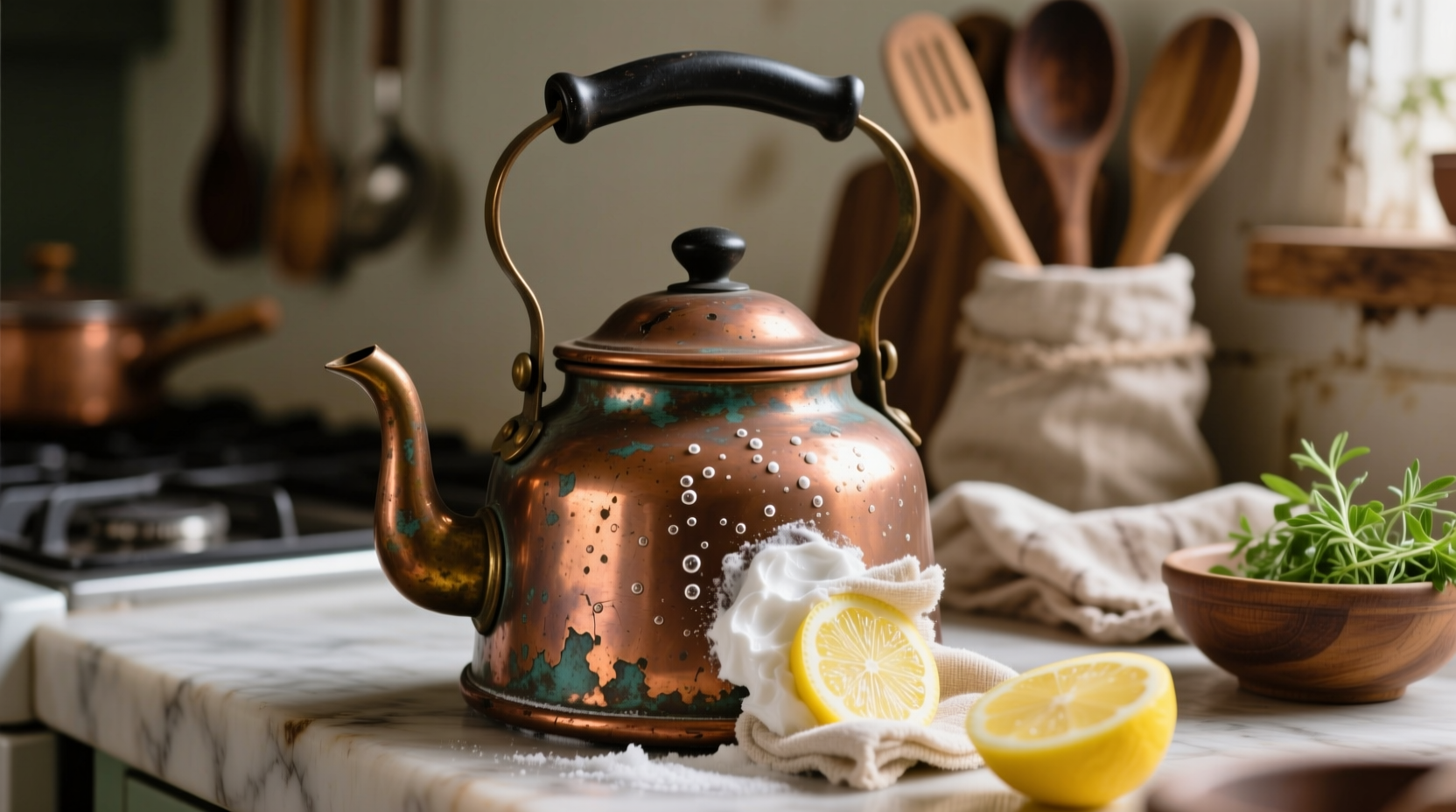 eco friendly copper kettle cleaning