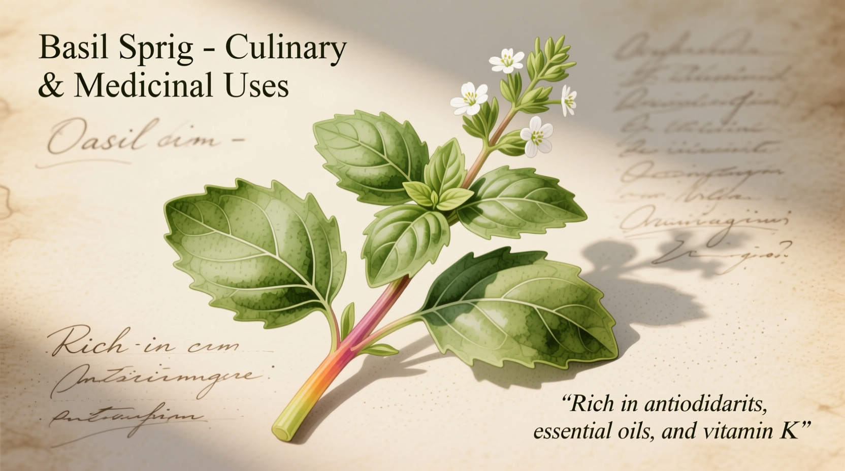Basil Sprig Guide: 5 Uses & Tips | TheHomeSprouts