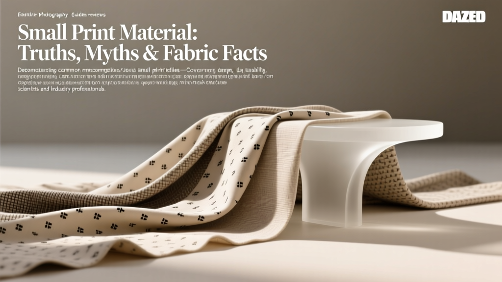 Small Print Material: Truths, Myths & Fabric Facts