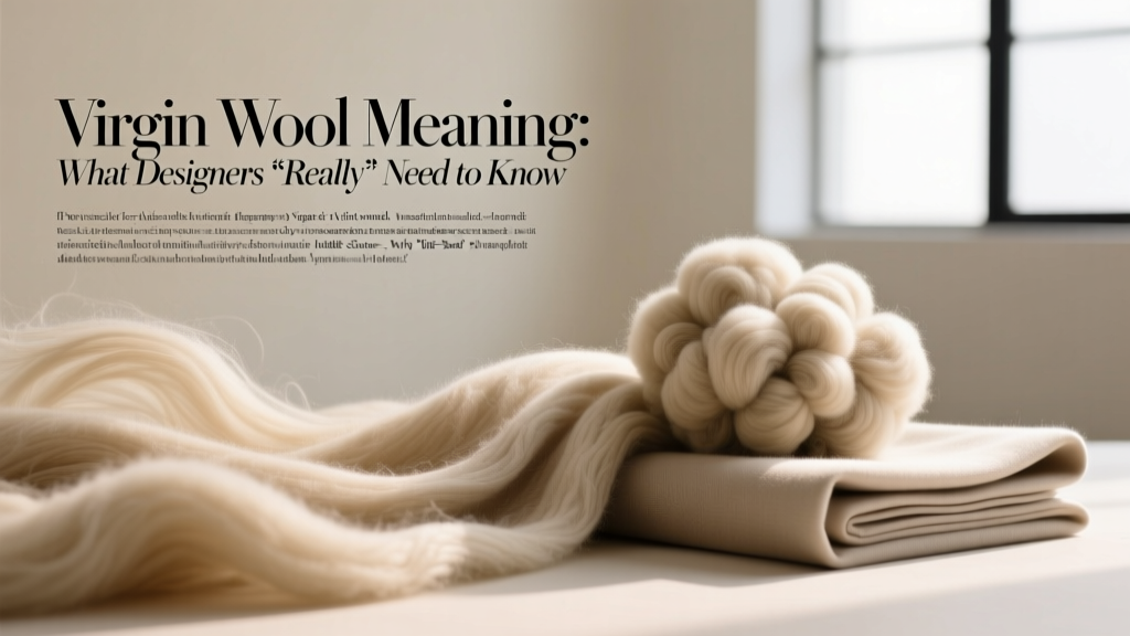 Virgin Wool Meaning: What Designers *Really* Need to Know