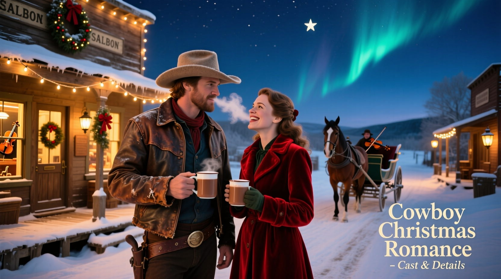 a cowboy christmas romance cast