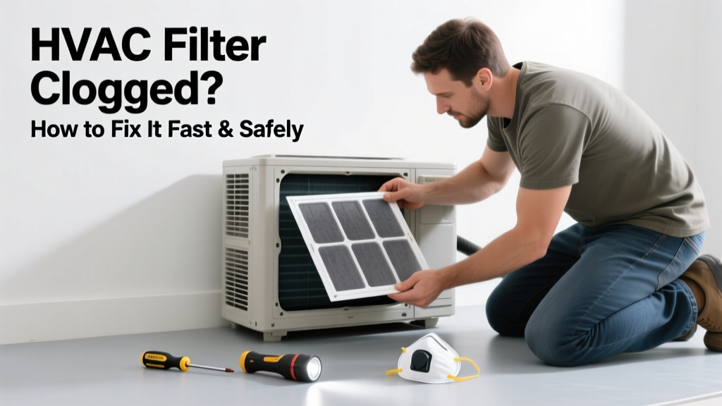 HVAC Filter Clogged? How to Fix It Fast and Safely