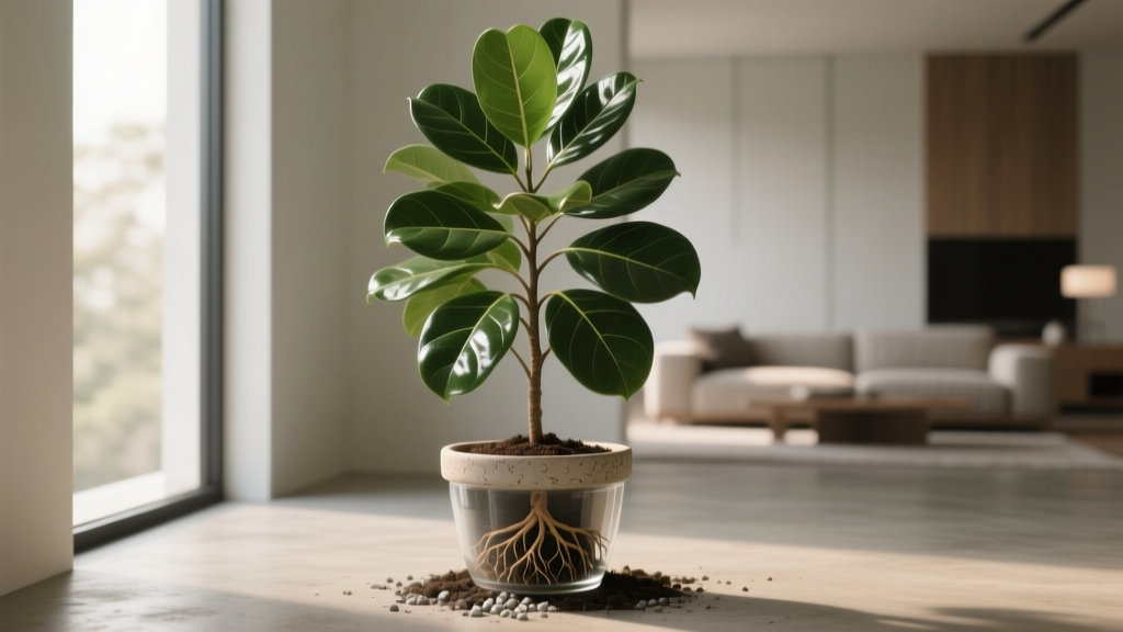 Large Indoor Plants: Gravel Watering Damages Roots | 2026