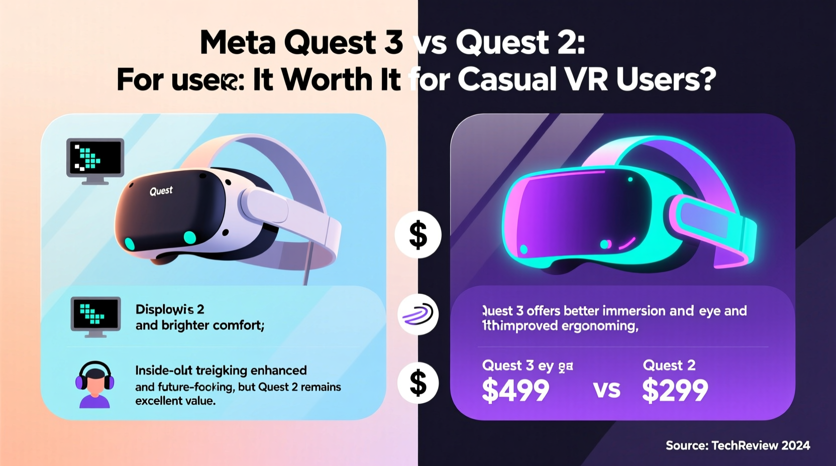 is the meta quest 3 worth it over the quest 2 for casual vr users