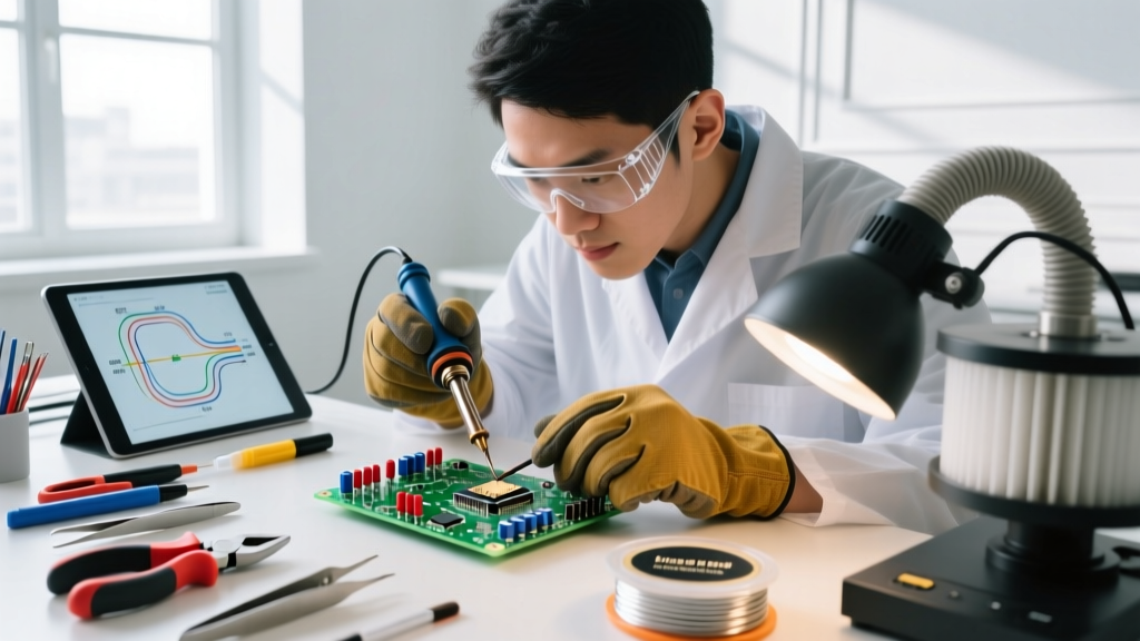 Circuit Board Soldering Safety: Fume Extraction and PPE Guide