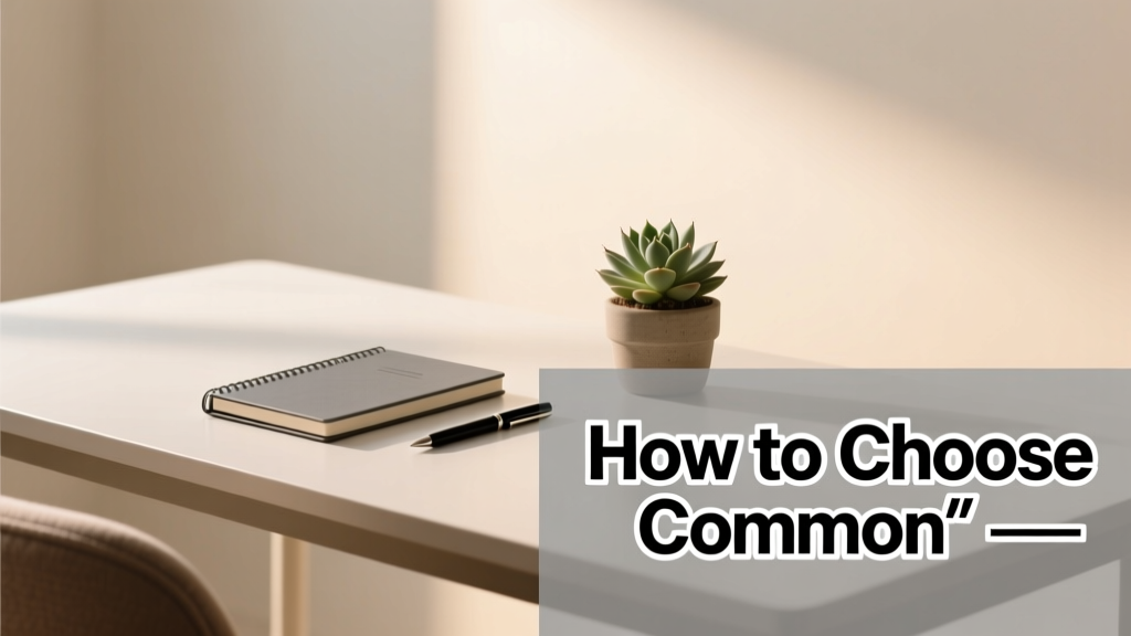 How To Choose Common: A Practical, Evidence-Based Guide for Everyday Decisions