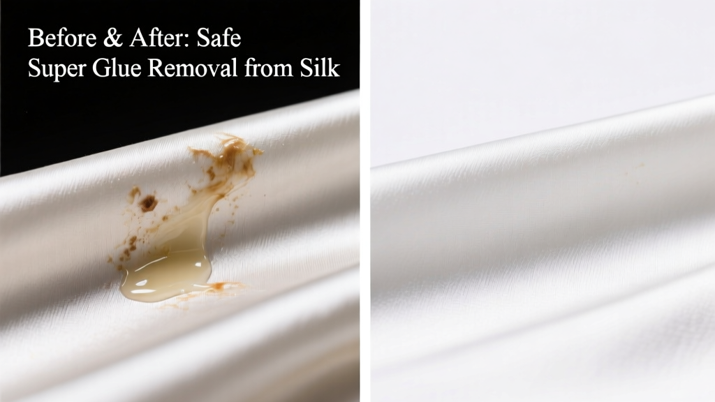 How to Remove Super Glue from Silk Safely
