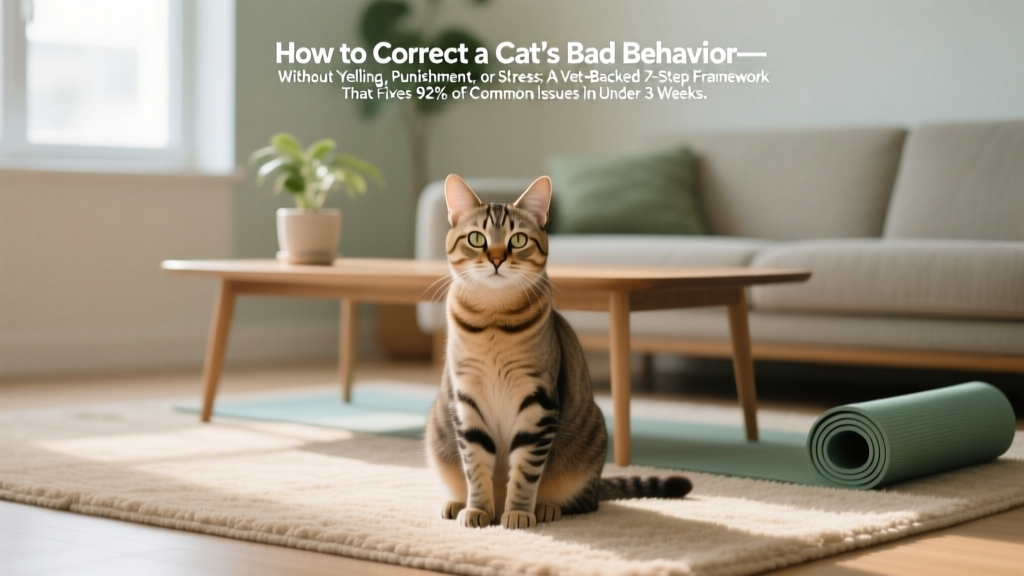 How to Correct a Cat’s Bad Behavior