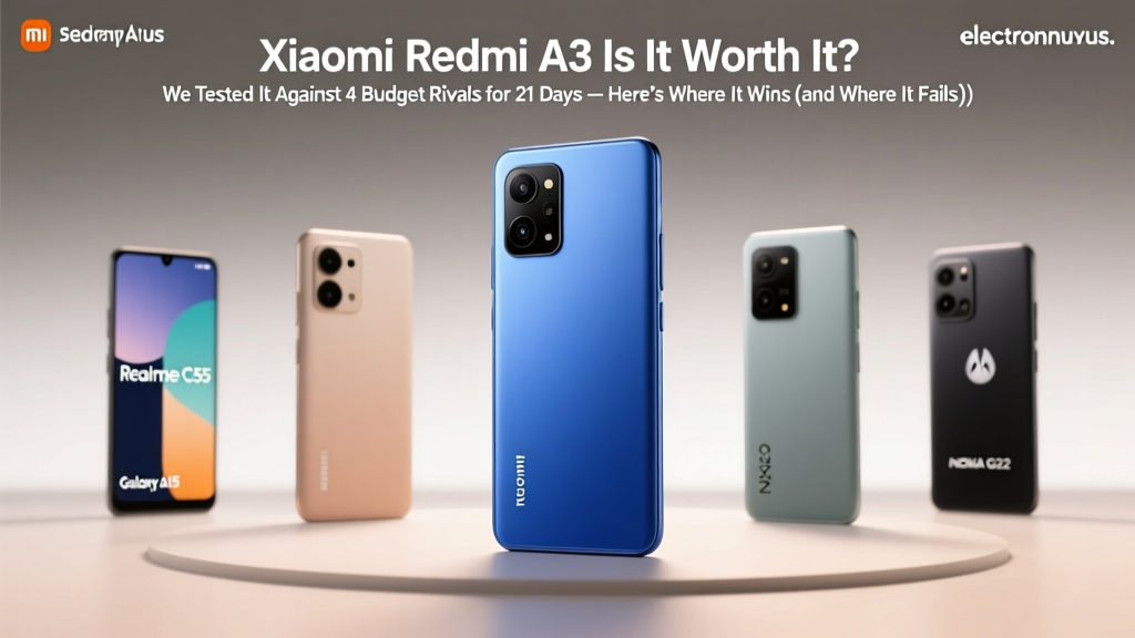 Xiaomi Redmi A3 Is It Worth It? We Tested It Against 4 Budget Rivals for 21 Days — Here’s Where It Wins (and Where It Fails)