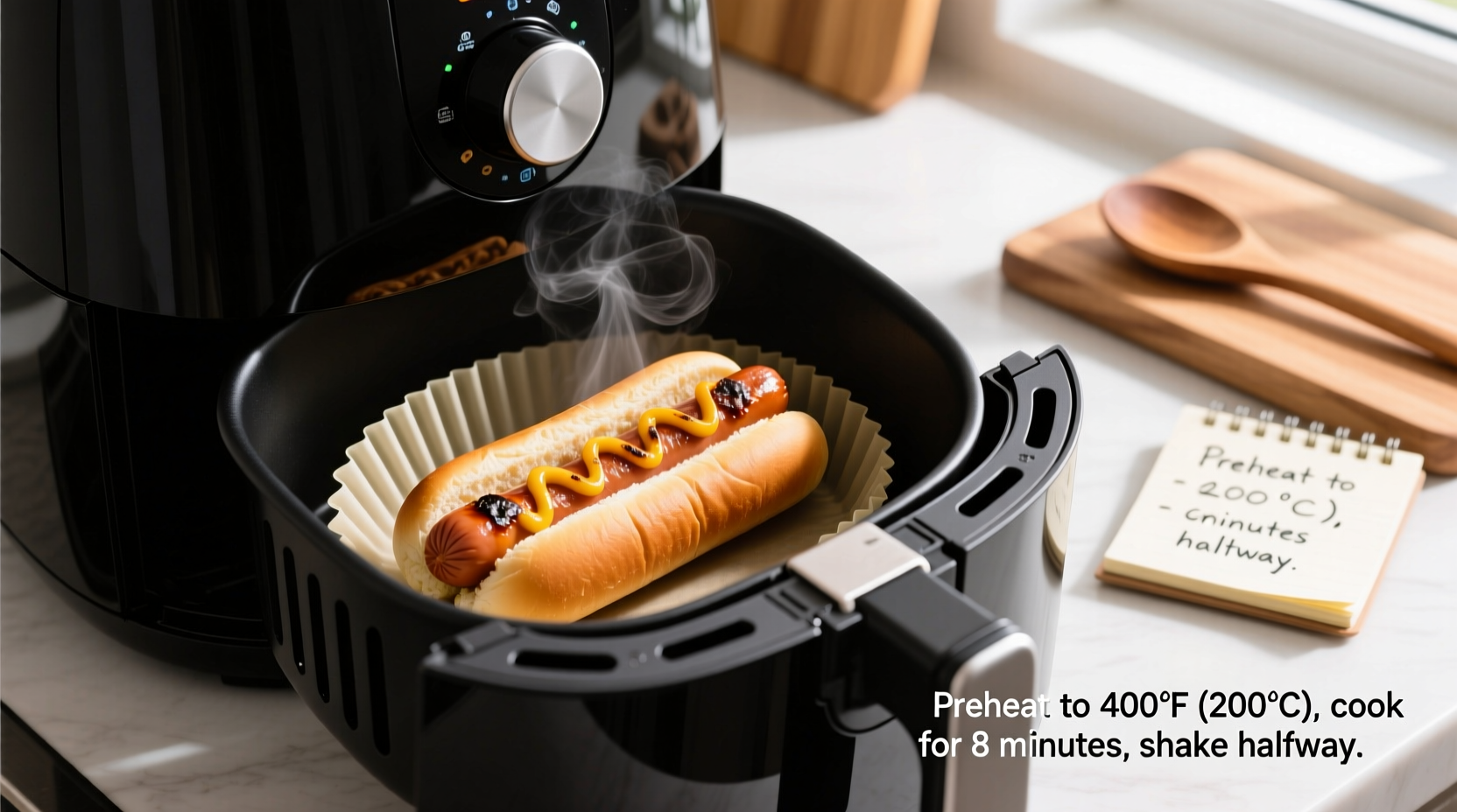 how to cook hot dogs in an air fryer