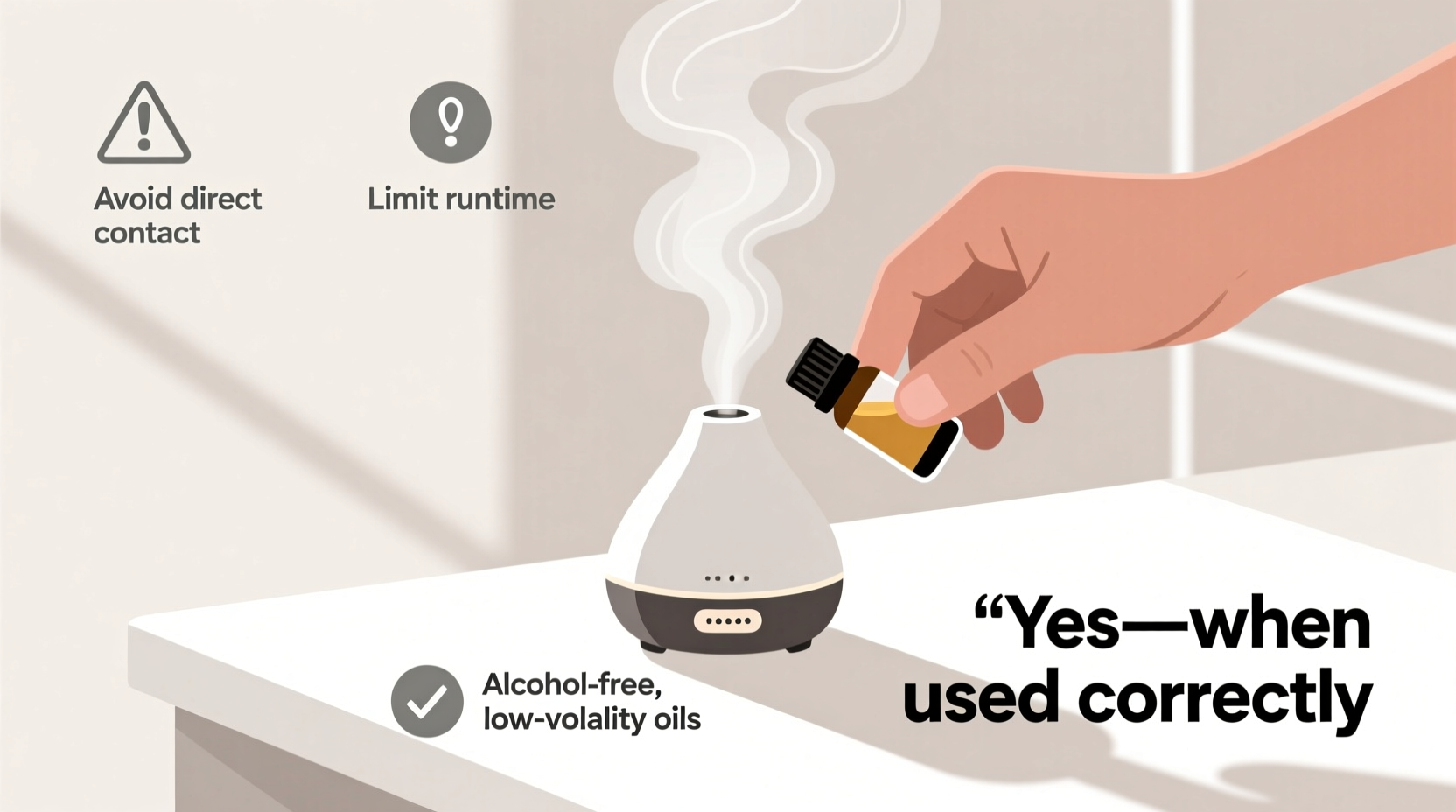 closet aromatherapy diffuser safety for wool silk
