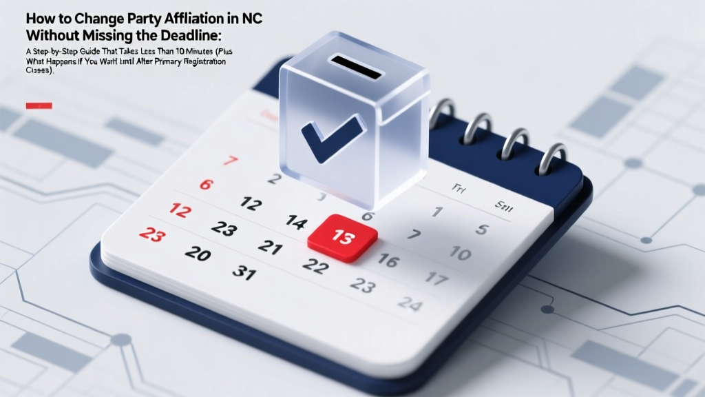 NC Party Affiliation Change: 2026 Deadline & Steps
